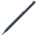 SLIM, ручка шариковая, синий/хром, металл